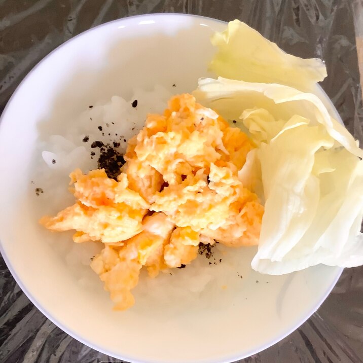 ☆スクランブルエッグレタス丼☆